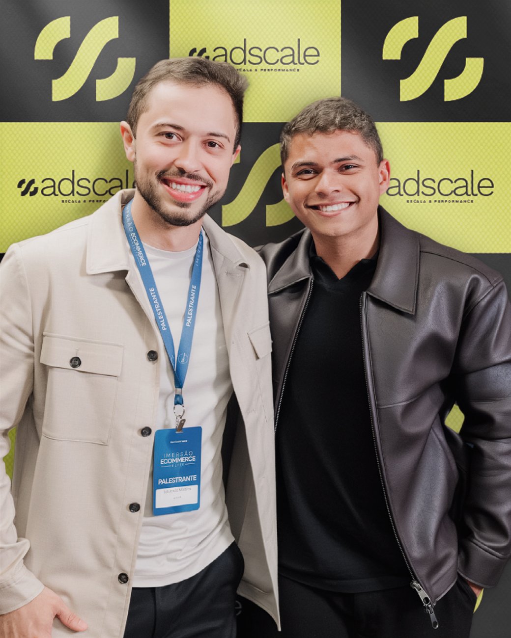 Eduardo e Kaio, fundadores da ADSCALE